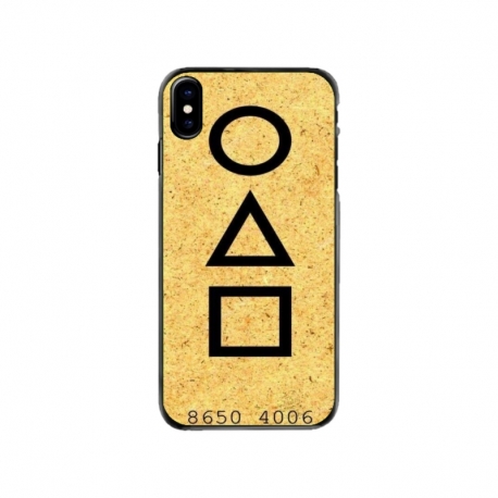 Husa personalizata tip carcasa HQPrint pentru Apple iPhone XS, model Squid Game 9, multicolor, S1D1M0181