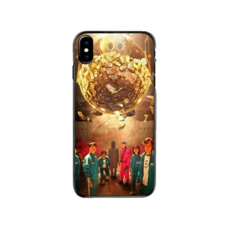 Husa personalizata tip carcasa HQPrint pentru Apple iPhone XS, model Squid Game 11, multicolor, S1D1M0183