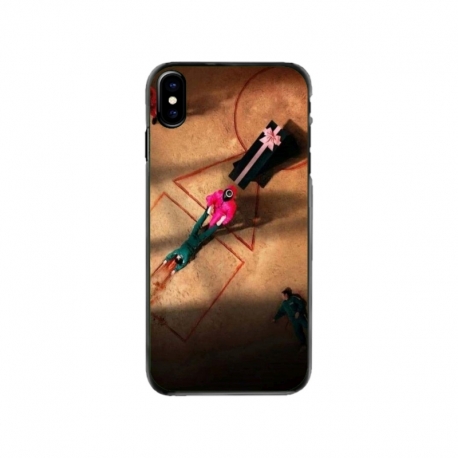 Husa personalizata tip carcasa HQPrint pentru Apple iPhone XS, model Squid Game 12, multicolor, S1D1M0184