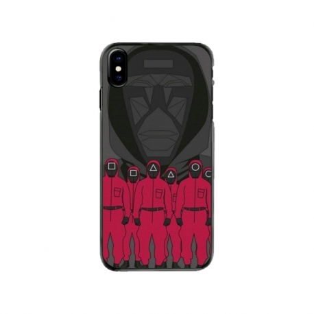 Husa personalizata tip carcasa HQPrint pentru Apple iPhone XS, model Squid Game 15, multicolor, S1D1M0187