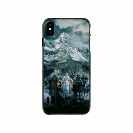 Husa personalizata tip carcasa HQPrint pentru Apple iPhone XS, model Lord of the Rings 1, multicolor, S1D1M0189