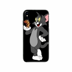 Husa personalizata tip carcasa HQPrint pentru Apple iPhone XS, model Tom and Jerry 2, multicolor, S1D1M0204