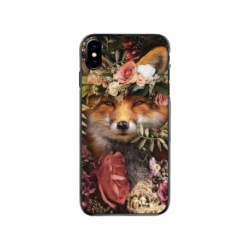 Husa personalizata tip carcasa HQPrint pentru Apple iPhone XS, model Fox, multicolor, S1D1M0213