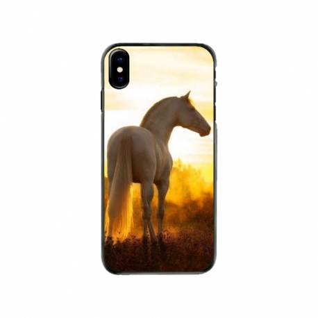 Husa personalizata tip carcasa HQPrint pentru Apple iPhone XS, model Horse 2, multicolor, S1D1M0218