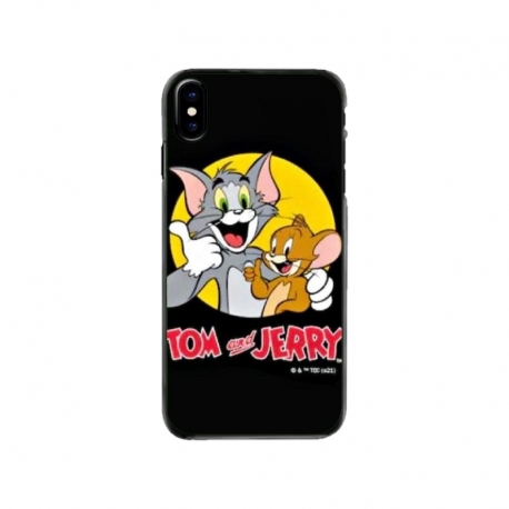 Husa personalizata tip carcasa HQPrint pentru Apple iPhone XS, model Tom and Jerry 4, multicolor, S1D1M0226