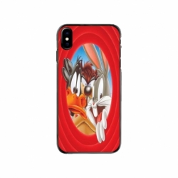 Husa personalizata tip carcasa HQPrint pentru Apple iPhone XS, model Looney Tunes 2, multicolor, S1D1M0227