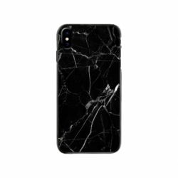 Husa personalizata tip carcasa HQPrint pentru Apple iPhone XS, model Black Marble, multicolor, S1D1M0229