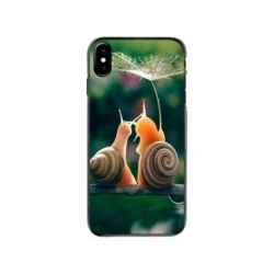 Husa personalizata tip carcasa HQPrint pentru Apple iPhone XS, model Snail, multicolor, S1D1M0231