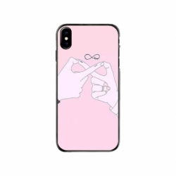 Husa personalizata tip carcasa HQPrint pentru Apple iPhone XS, model Infinity Togeter, multicolor, S1D1M0251