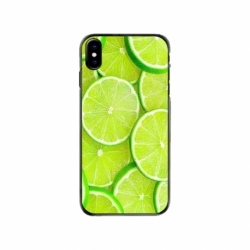 Husa personalizata tip carcasa HQPrint pentru Apple iPhone XS, model Lime, multicolor, S1D1M0253