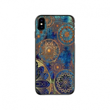 Husa personalizata tip carcasa HQPrint pentru Apple iPhone XS, model Mandela 3, multicolor, S1D1M0256
