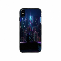 Husa personalizata tip carcasa HQPrint pentru Apple iPhone XS, model Neon City, multicolor, S1D1M0260