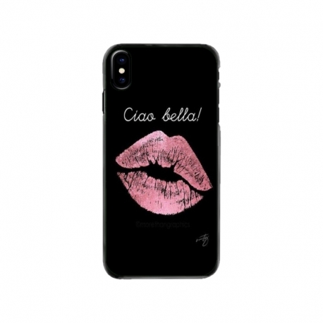 Husa personalizata tip carcasa HQPrint pentru Apple iPhone XS, model Ciao Bella, multicolor, S1D1M0261