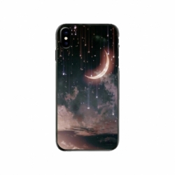 Husa personalizata tip carcasa HQPrint pentru Apple iPhone XS, model Falling Stars, multicolor, S1D1M0269