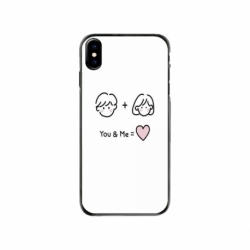 Husa personalizata tip carcasa HQPrint pentru Apple iPhone XS, model You and Me, multicolor, S1D1M0274