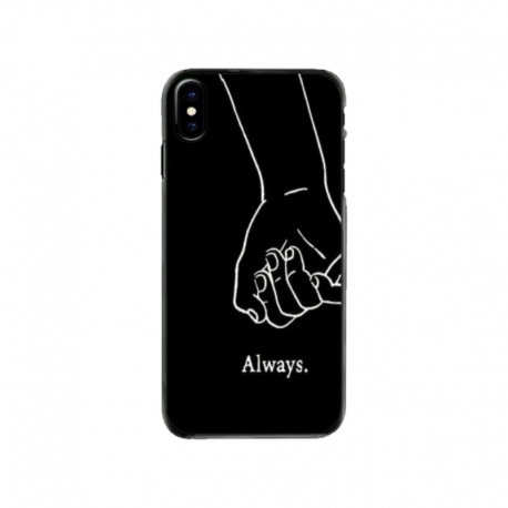 Husa personalizata tip carcasa HQPrint pentru Apple iPhone XS, model Always and Forever 1, multicolor, S1D1M0279