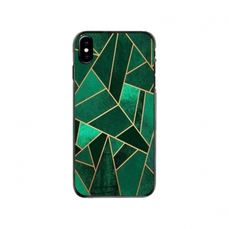 Husa personalizata tip carcasa HQPrint pentru Apple iPhone XS, model Emerald, multicolor, S1D1M0287
