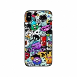 Husa personalizata tip carcasa HQPrint pentru Apple iPhone XS, model Grafitti, multicolor, S1D1M0289