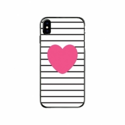 Husa personalizata tip carcasa HQPrint pentru Apple iPhone XS, model Heart, multicolor, S1D1M0291