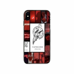 Husa personalizata tip carcasa HQPrint pentru Apple iPhone XS, model Capricorn, multicolor, S1D1M0295