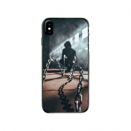 Husa personalizata tip carcasa HQPrint pentru Apple iPhone XS, model Chain Man, multicolor, S1D1M0296