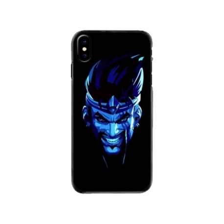 Husa personalizata tip carcasa HQPrint pentru Apple iPhone XS, model Blue King, multicolor, S1D1M0305