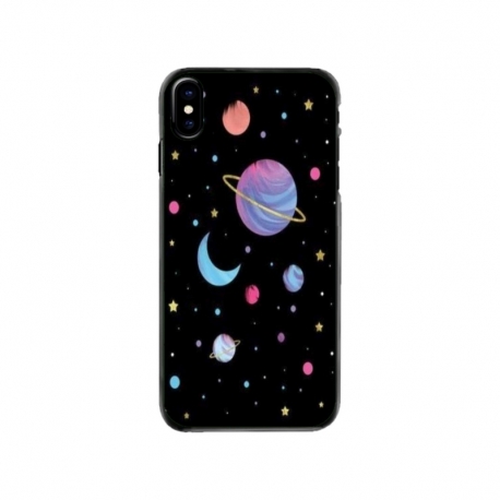 Husa personalizata tip carcasa HQPrint pentru Apple iPhone XS, model Colorful 6, multicolor, S1D1M0311