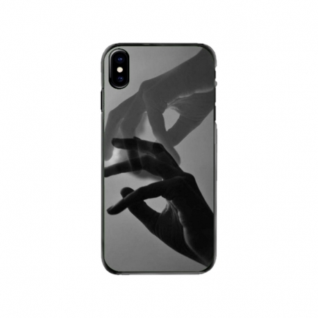 Husa personalizata tip carcasa HQPrint pentru Apple iPhone XS, model Hand Reach, multicolor, S1D1M0318