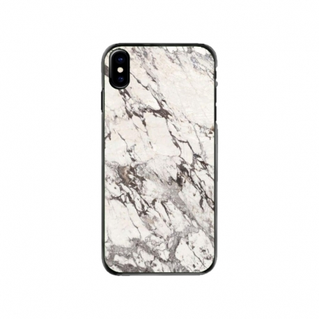Husa personalizata tip carcasa HQPrint pentru Apple iPhone XS, model White Marble, multicolor, S1D1M0325