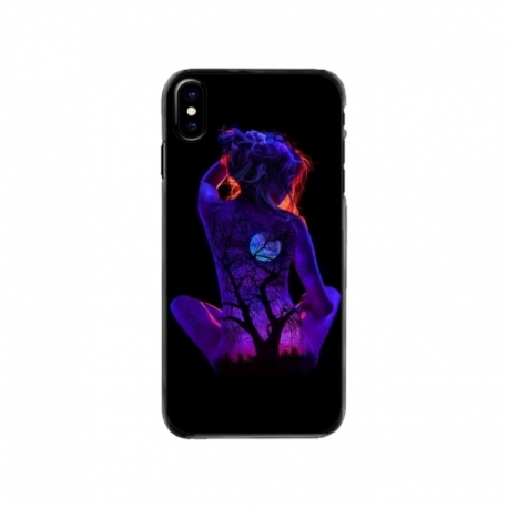 Husa personalizata tip carcasa HQPrint pentru Apple iPhone XS, model Colorful 8, multicolor, S1D1M0329