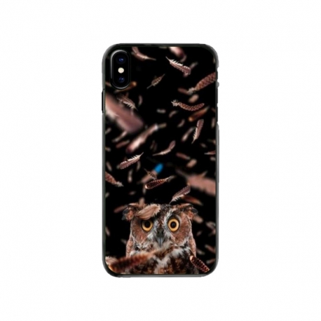 Husa personalizata tip carcasa HQPrint pentru Apple iPhone XS, model Owl, multicolor, S1D1M0334