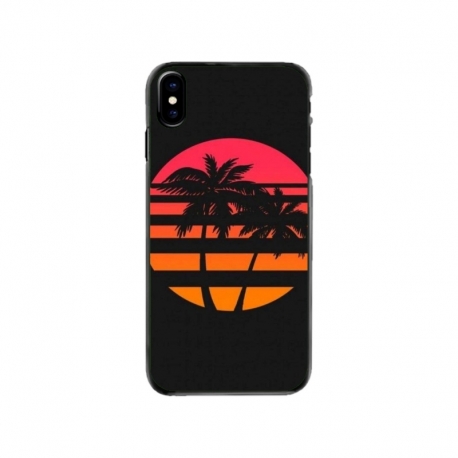 Husa personalizata tip carcasa HQPrint pentru Apple iPhone XS, model Beach View 3, multicolor, S1D1M0337