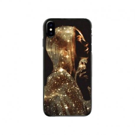 Husa personalizata tip carcasa HQPrint pentru Apple iPhone XS, model Golden Girl, multicolor, S1D1M0350