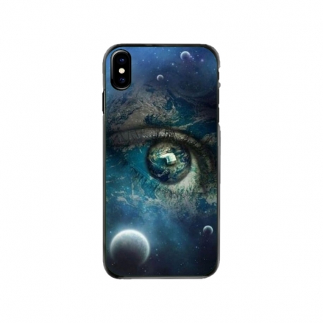 Husa personalizata tip carcasa HQPrint pentru Apple iPhone XS, model Abstract 3, multicolor, S1D1M0362