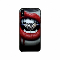 Husa personalizata tip carcasa HQPrint pentru Apple iPhone XS, model Diamond Vampire, multicolor, S1D1M0370