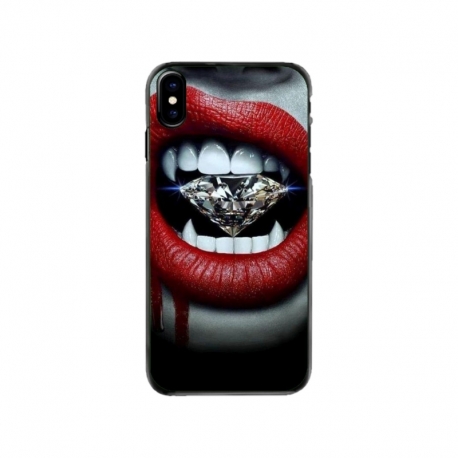 Husa personalizata tip carcasa HQPrint pentru Apple iPhone XS, model Diamond Vampire, multicolor, S1D1M0370