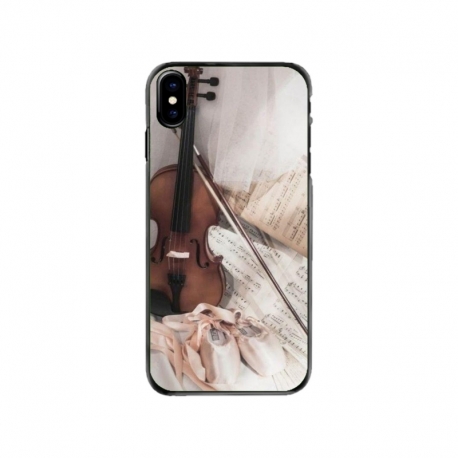 Husa personalizata tip carcasa HQPrint pentru Apple iPhone XS, model Violon, multicolor, S1D1M0371