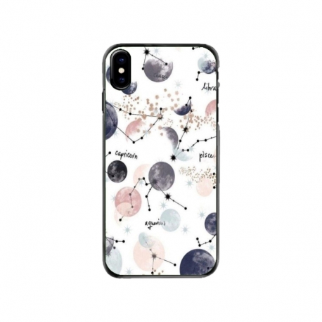 Husa personalizata tip carcasa HQPrint pentru Apple iPhone XS, model Abstract 6, multicolor, S1D1M0372