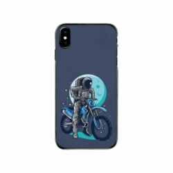 Husa personalizata tip carcasa HQPrint pentru Apple iPhone XS, model Biker Astronaout, multicolor, S1D1M0375
