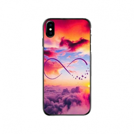 Husa personalizata tip carcasa HQPrint pentru Apple iPhone XS, model Bright Infinity, multicolor, S1D1M0377
