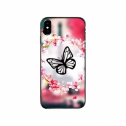 Husa personalizata tip carcasa HQPrint pentru Apple iPhone XS, model Butterfly 8, multicolor, S1D1M0380