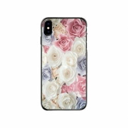 Husa personalizata tip carcasa HQPrint pentru Apple iPhone XS, model Flowers 23, multicolor, S1D1M0385
