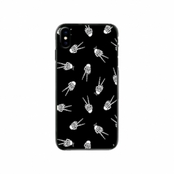 Husa personalizata tip carcasa HQPrint pentru Apple iPhone XS, model OK Skelly, multicolor, S1D1M0388