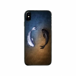 Husa personalizata tip carcasa HQPrint pentru Apple iPhone XS, model Ying and Yang Fish, multicolor, S1D1M0390