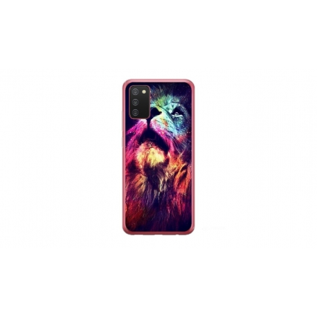 Husa personalizata tip carcasa HQPrint pentru Samsung Galaxy A02S, model Celestial Lion, multicolor, S1D1M0002