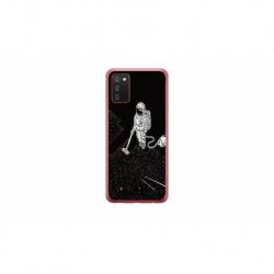 Husa personalizata tip carcasa HQPrint pentru Samsung Galaxy A02S, model Vacuum of Space, multicolor, S1D1M0007
