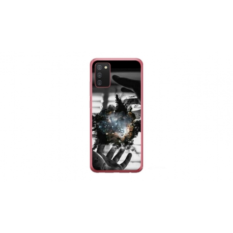 Husa personalizata tip carcasa HQPrint pentru Samsung Galaxy A02S, model Dark Magic, multicolor, S1D1M0020