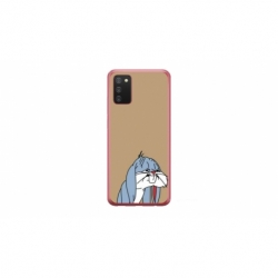 Husa personalizata tip carcasa HQPrint pentru Samsung Galaxy A02S, model Tired Bunny, multicolor, S1D1M0027
