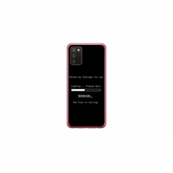 Husa personalizata tip carcasa HQPrint pentru Samsung Galaxy A02S, model Delete Feelings, multicolor, S1D1M0069