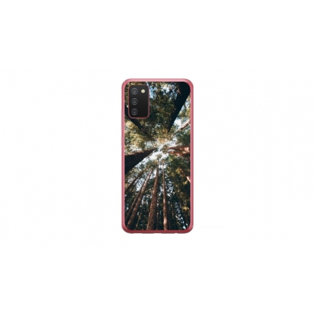 Husa personalizata tip carcasa HQPrint pentru Samsung Galaxy A02S, model Tree perspective, multicolor, S1D1M0079